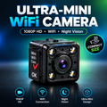 Ultra Mini WiFi Camera 1080P HD – 6 Hours Battery, Night Vision & Memory Card Support