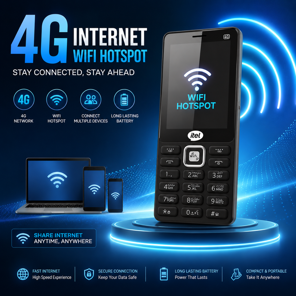 itel Neo R60+ – 4G Keypad Mobile