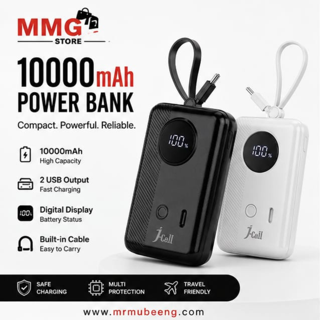 J-Cell 10000mAh Mini Power Bank -RS-2495