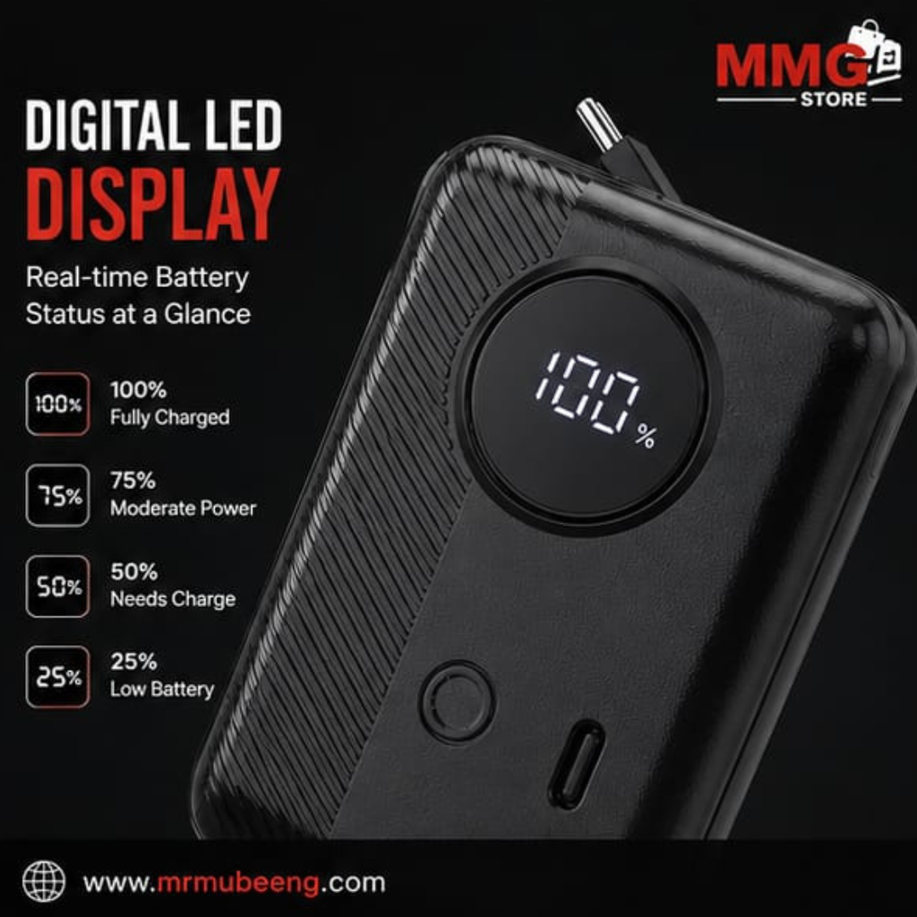 J-Cell 10000mAh Mini Power Bank -RS-2495