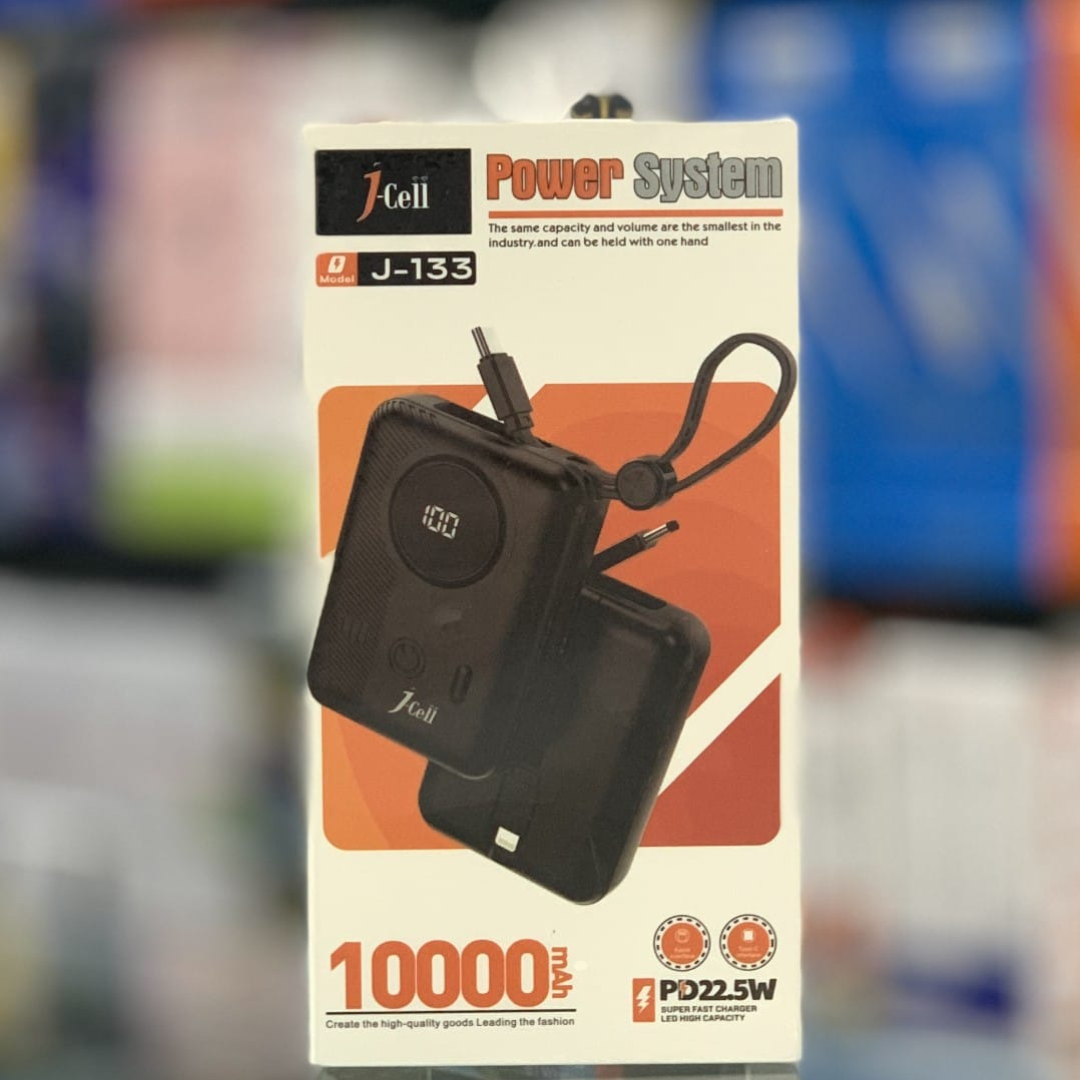 J-Cell 10000mAh Mini Power Bank -RS-2495